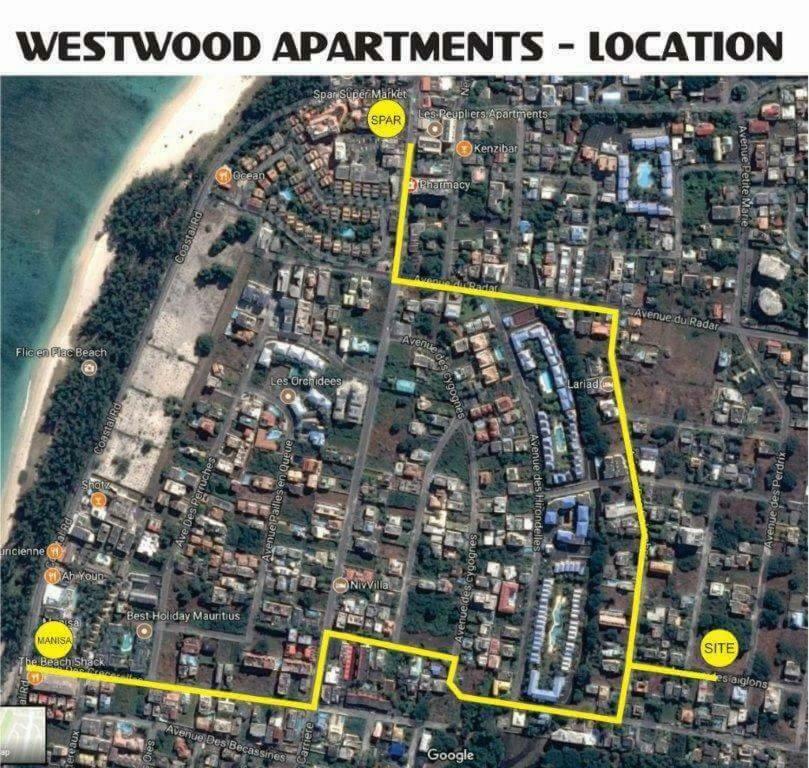 2 Bedroom Flat 15 Mins Walk From Flic En Flac Beach Екстер'єр фото
